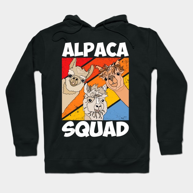 Funny Alpaca T-Shirt for Alpaca Squad Lovers Hoodie by reginaturner